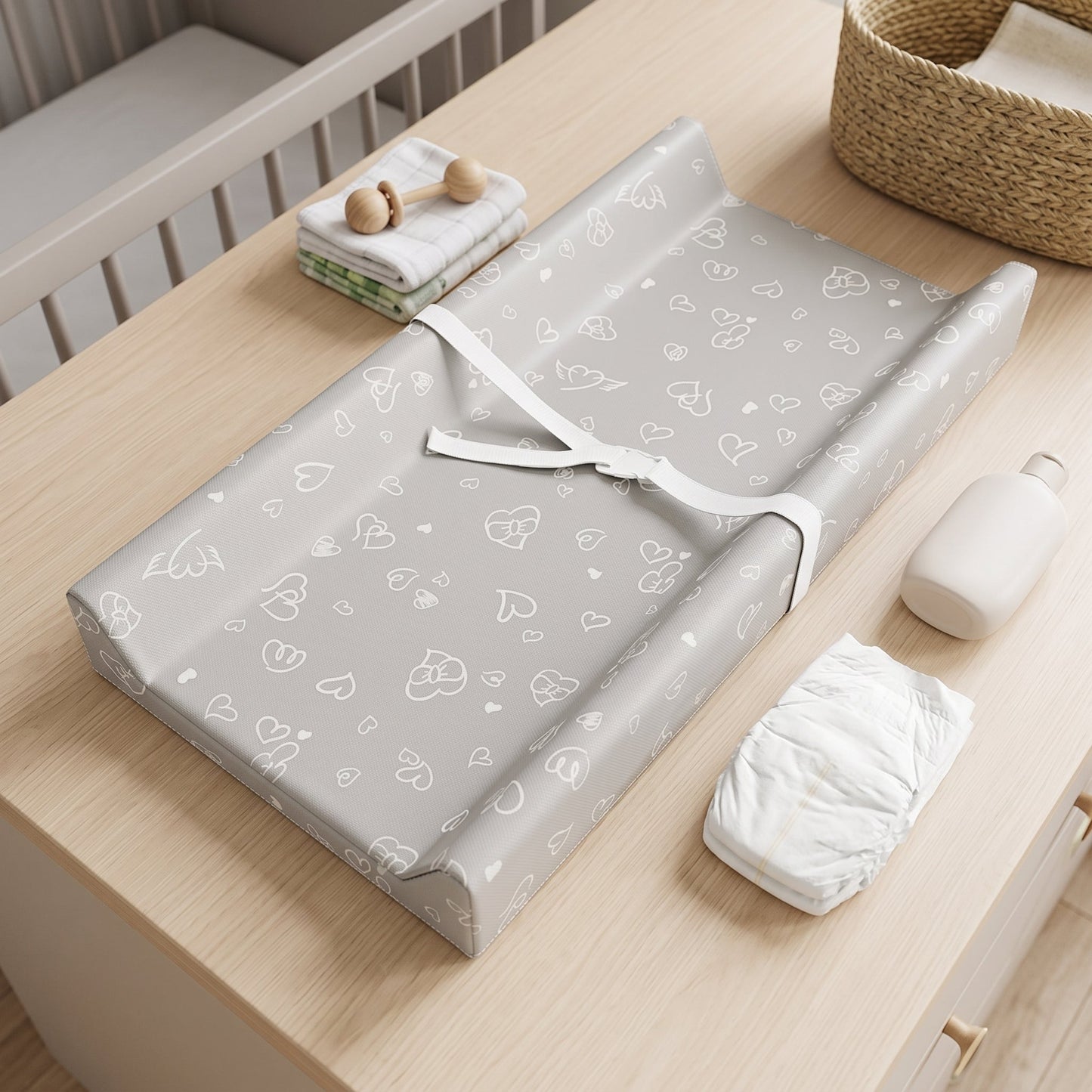 Wipeable Waterproof Baby Changing Mat – Portable Diaper Pad