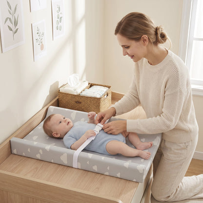 Wipeable Waterproof Baby Changing Mat – Portable Diaper Pad