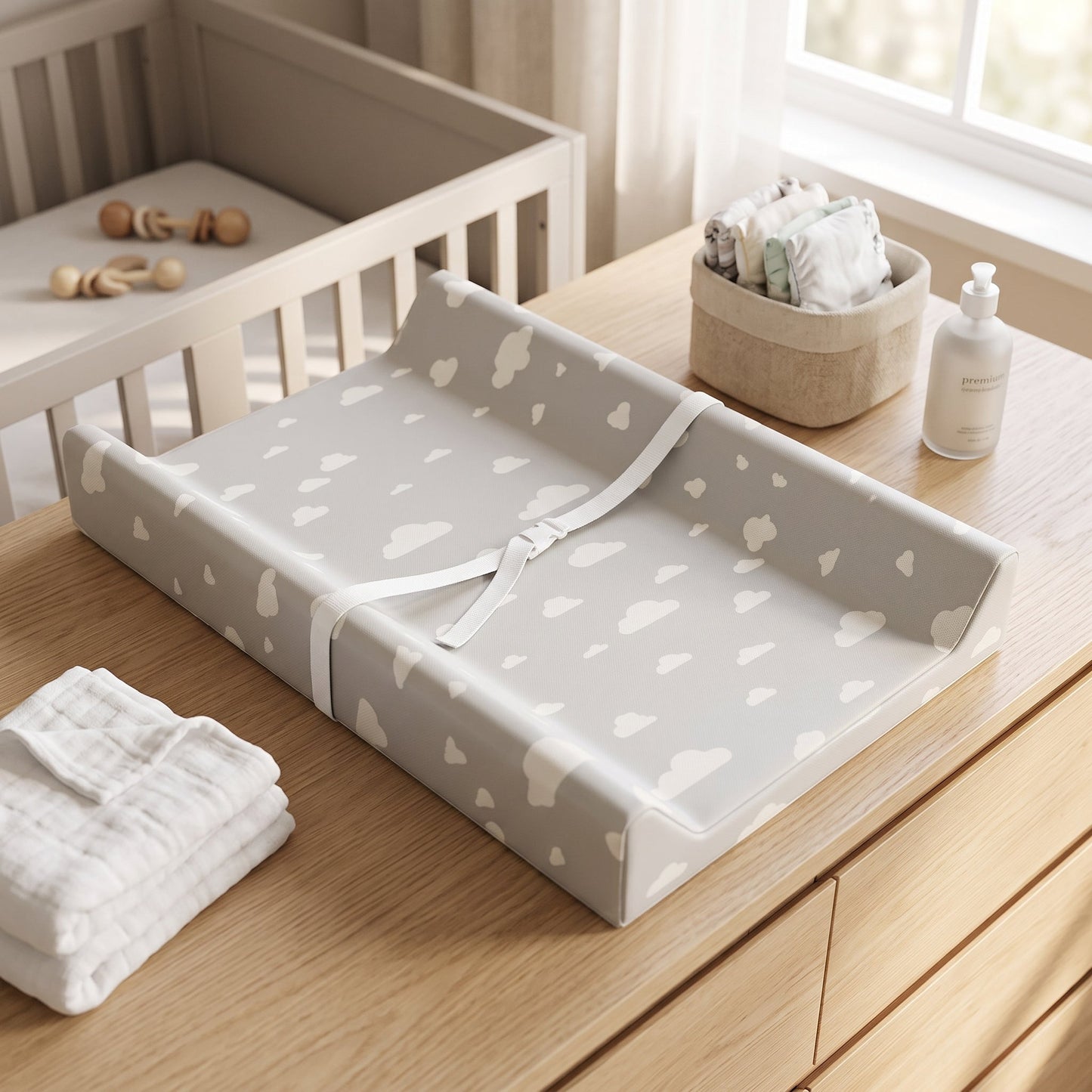 Wipeable Waterproof Baby Changing Mat – Portable Diaper Pad