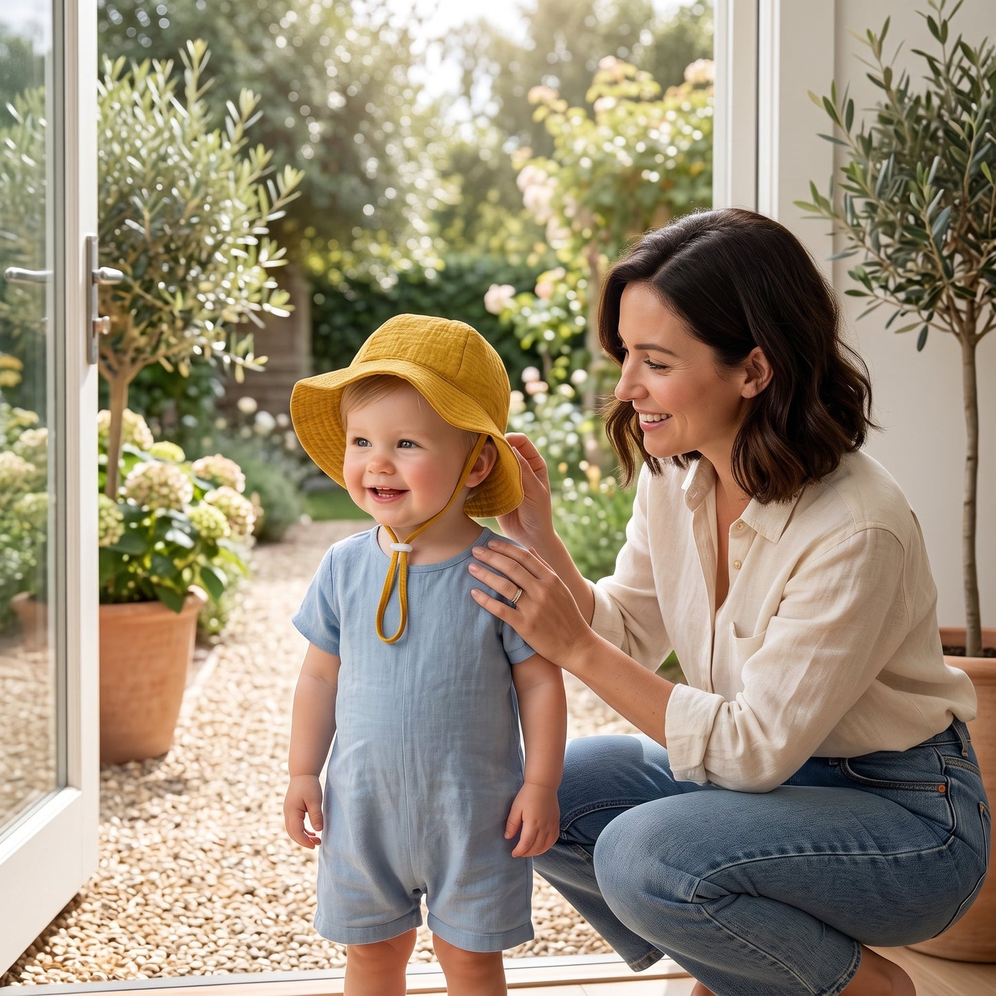 Baby Sun Bucket Hat – UV Protection Summer Hat