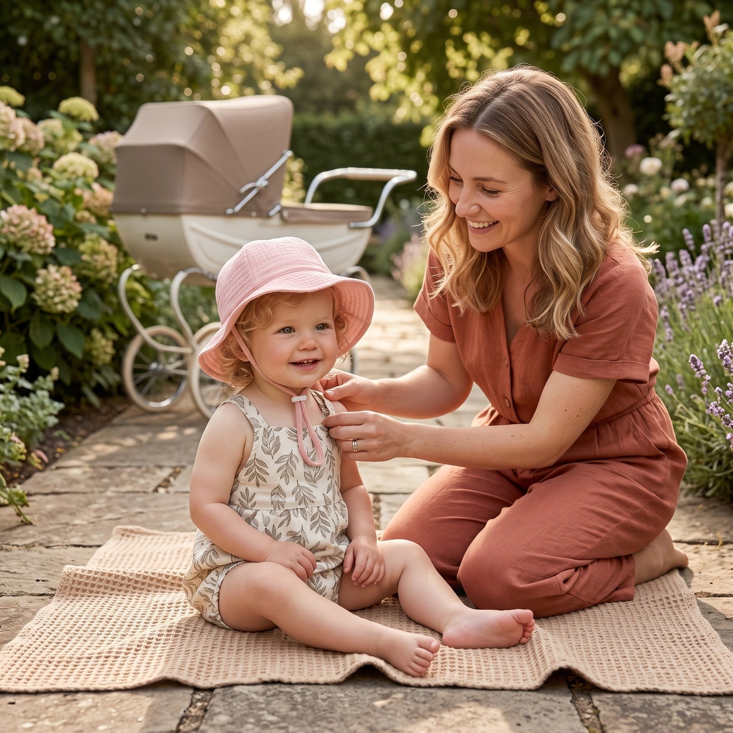 Baby Sun Bucket Hat – UV Protection Summer Hat