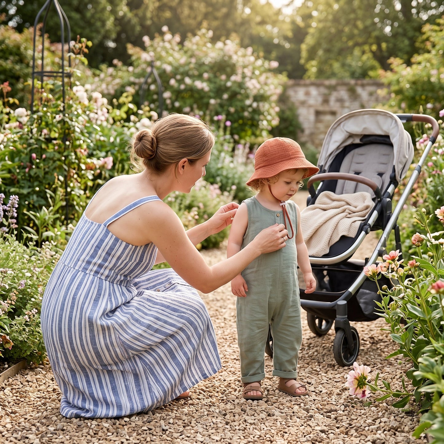 Baby Sun Bucket Hat – UV Protection Summer Hat