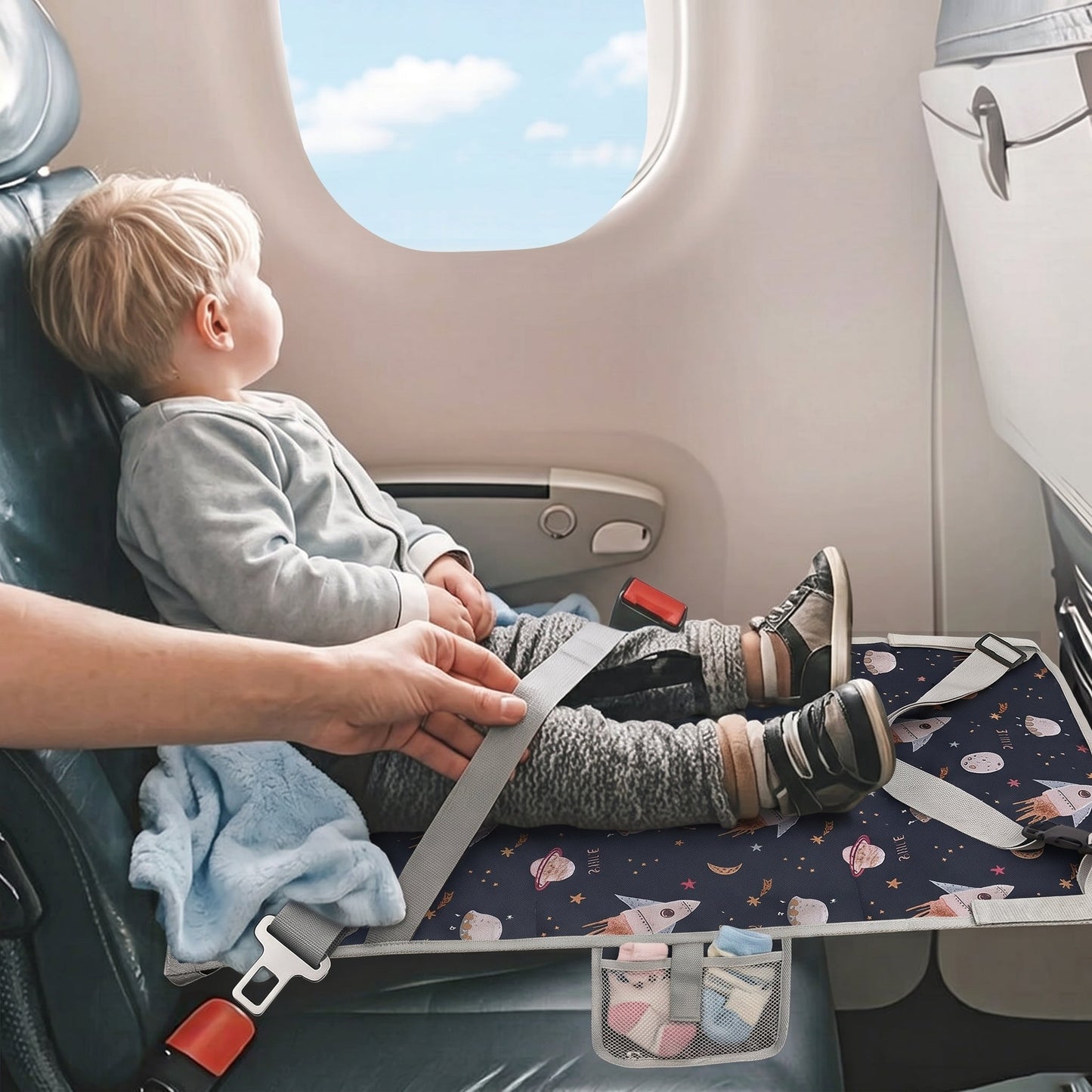 Kids Portable Travel Booster Seat – Foldable Toddler Chair