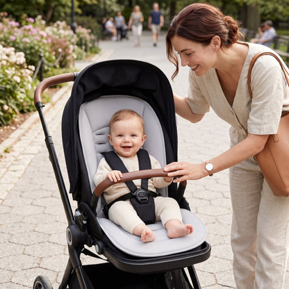 Baby Car Seat Protector Pad – Non-Slip Under-Seat Cover