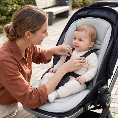 Baby Car Seat Protector Pad – Non-Slip Under-Seat Cover