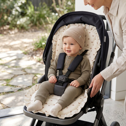 Baby Car Seat Protector Pad – Non-Slip Under-Seat Cover