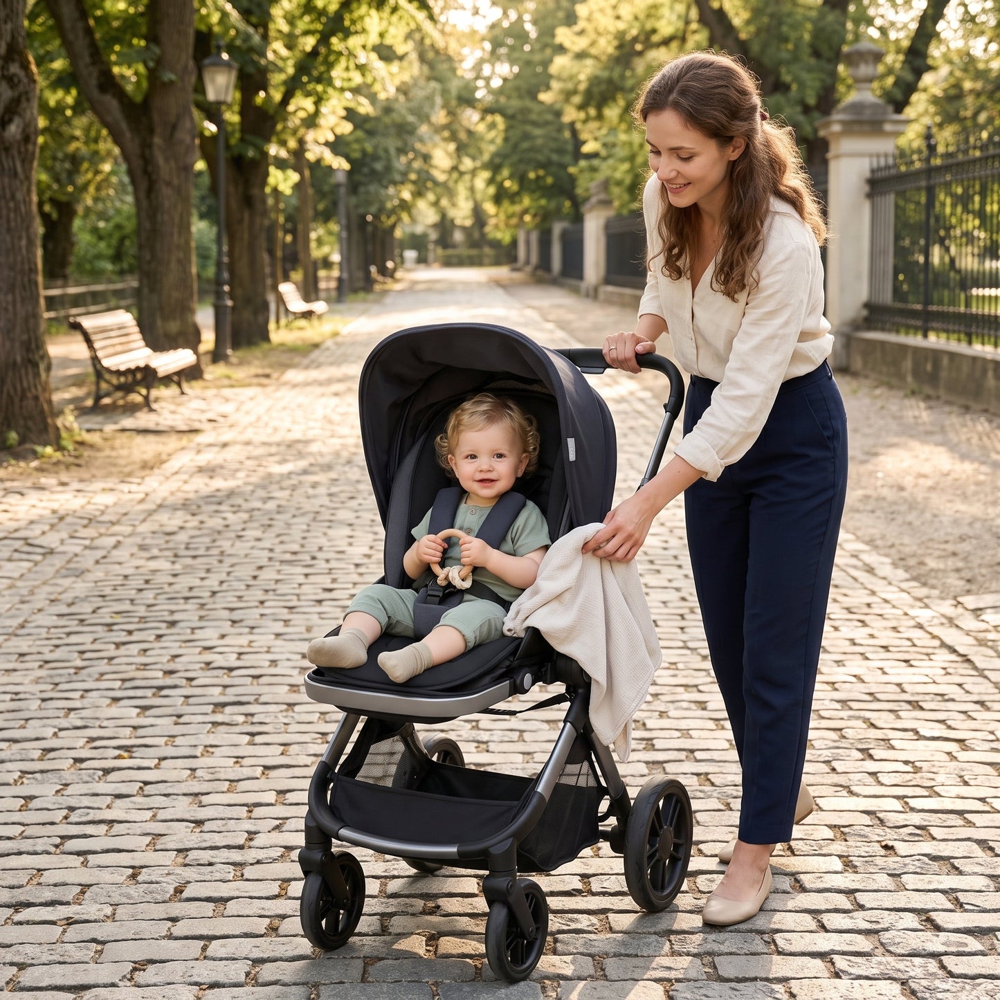 Baby Car Seat Protector Pad – Non-Slip Under-Seat Cover