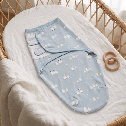 Adjustable Baby Swaddle Sack – Wearable Sleep Sack Wrap