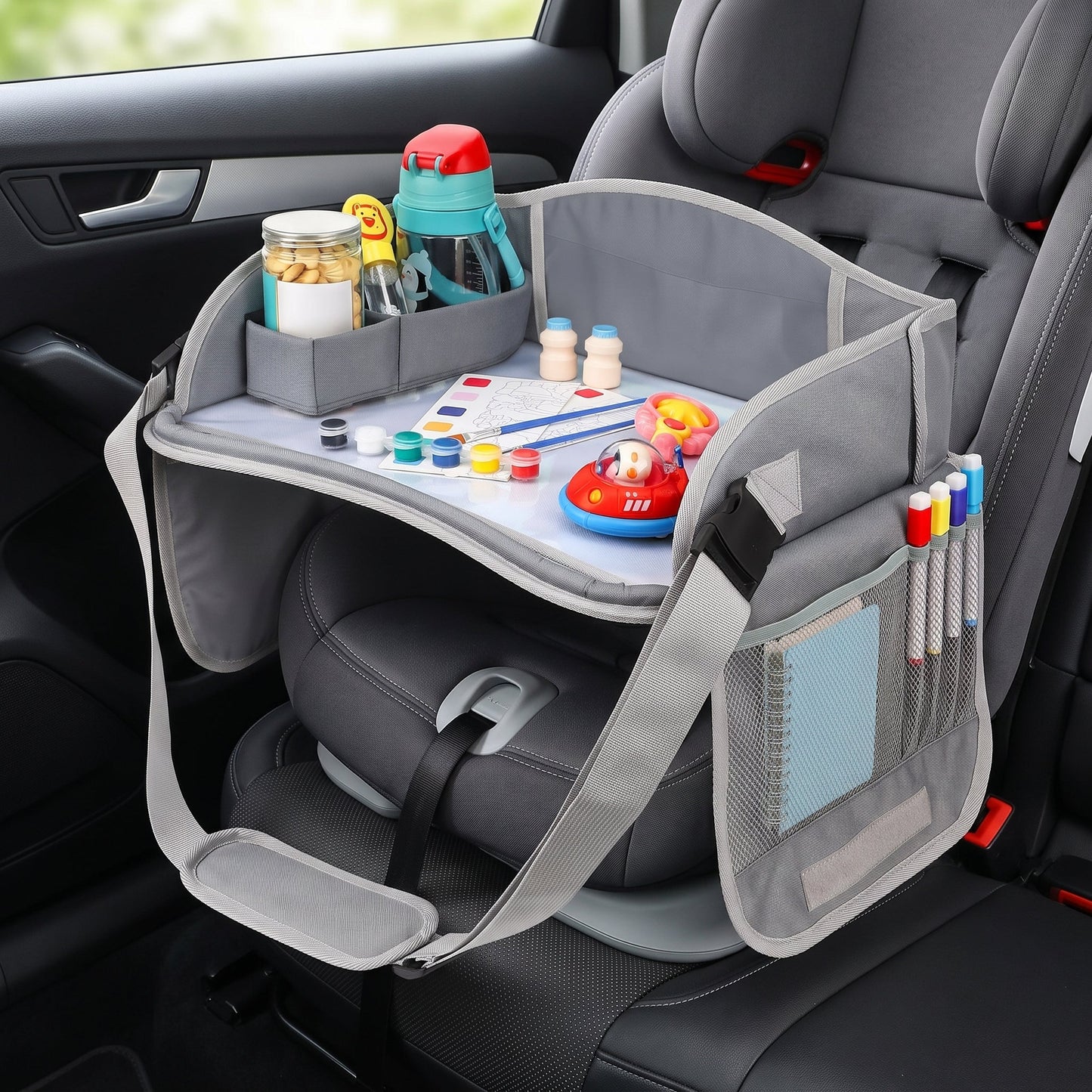 Kids Car Seat Travel Tray – Doodle Activity Table
