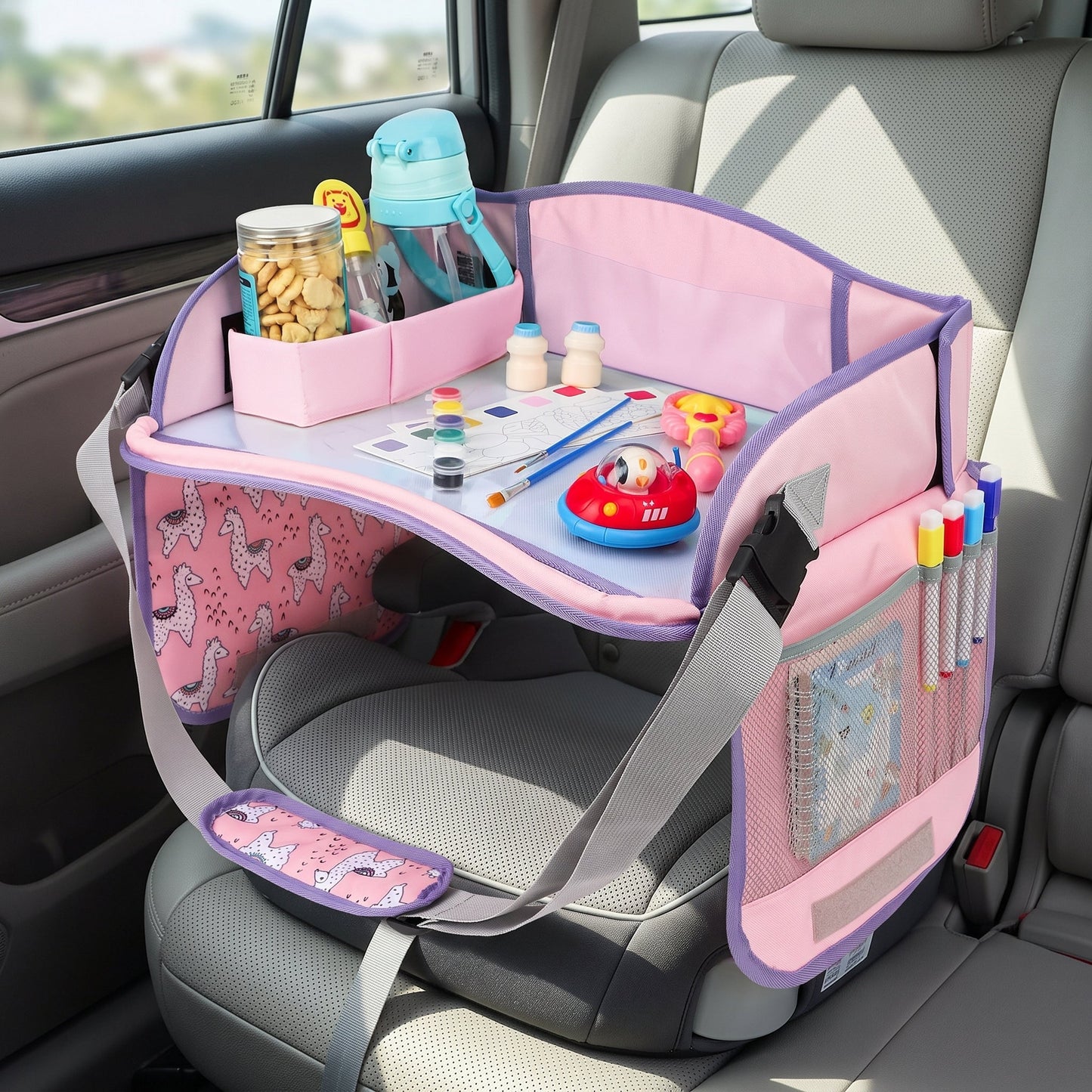Kids Car Seat Travel Tray – Doodle Activity Table