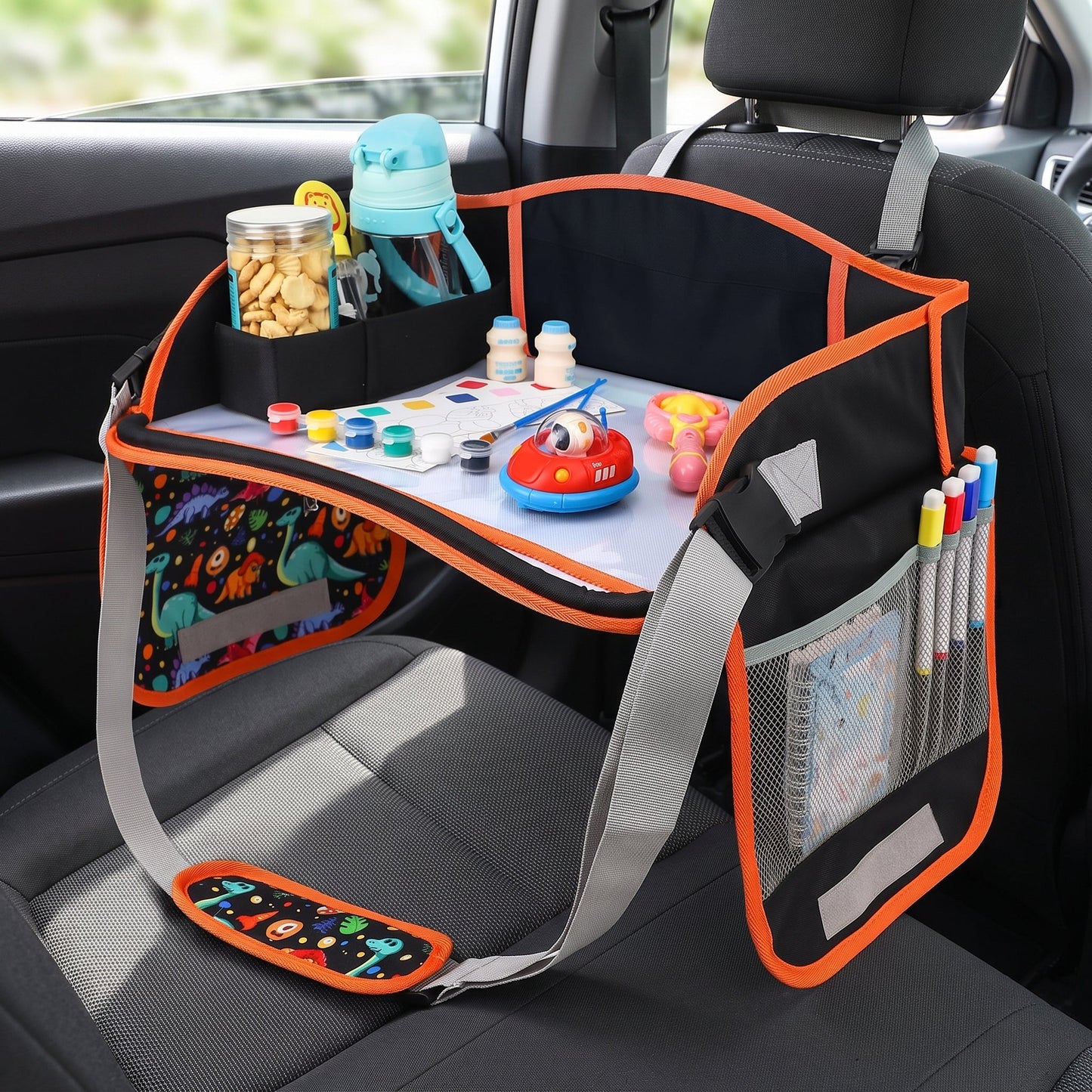 Kids Car Seat Travel Tray – Doodle Activity Table