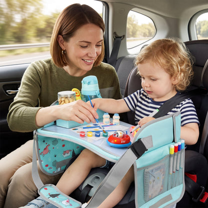 Kids Car Seat Travel Tray – Doodle Activity Table