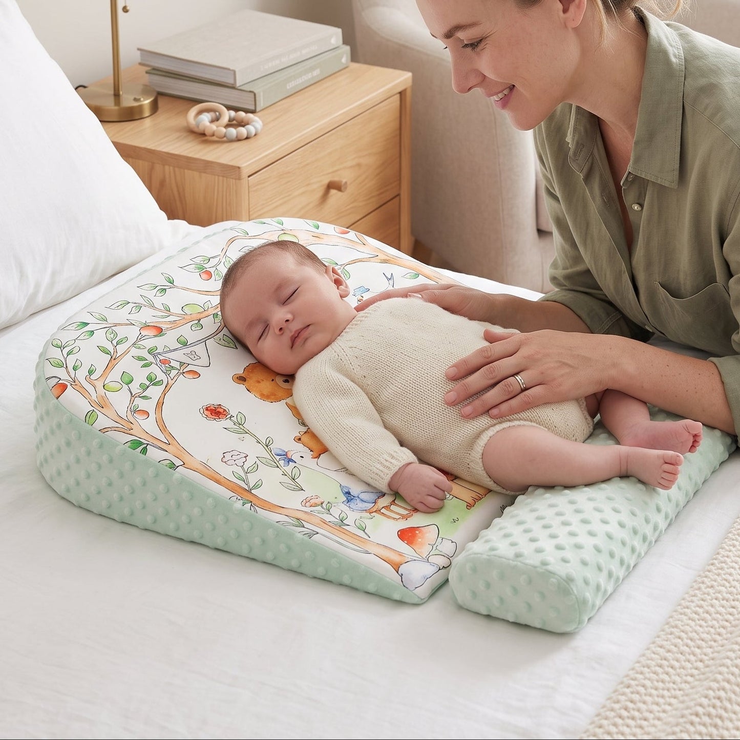 Nursing Wedge Support Pillow – Incline Breastfeeding Aid