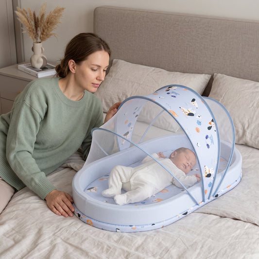 Portable Baby Pod Bed – Infant Lounger Nest