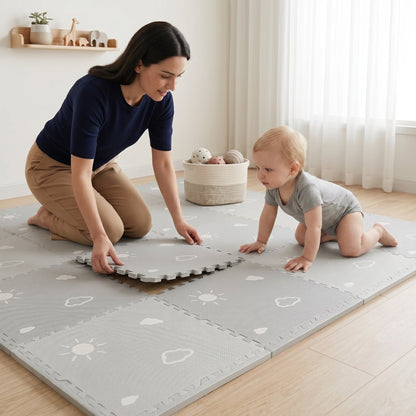 Interlocking Foam Baby Play Mat – Puzzle Floor Tiles
