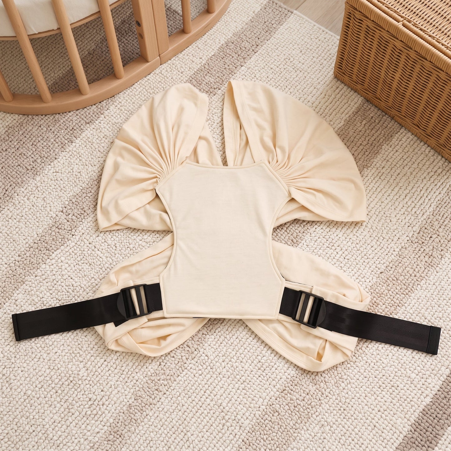 Adjustable Baby Wrap Carrier Sling – Soft Hands-Free Carry
