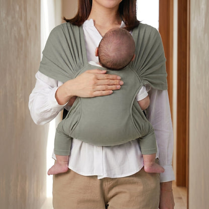 Adjustable Baby Wrap Carrier Sling – Soft Hands-Free Carry