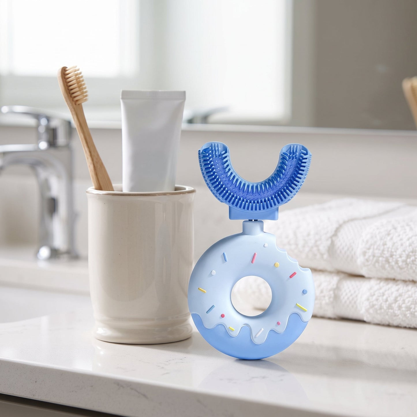 360° Silicone U-Shape Toothbrush for Toddlers