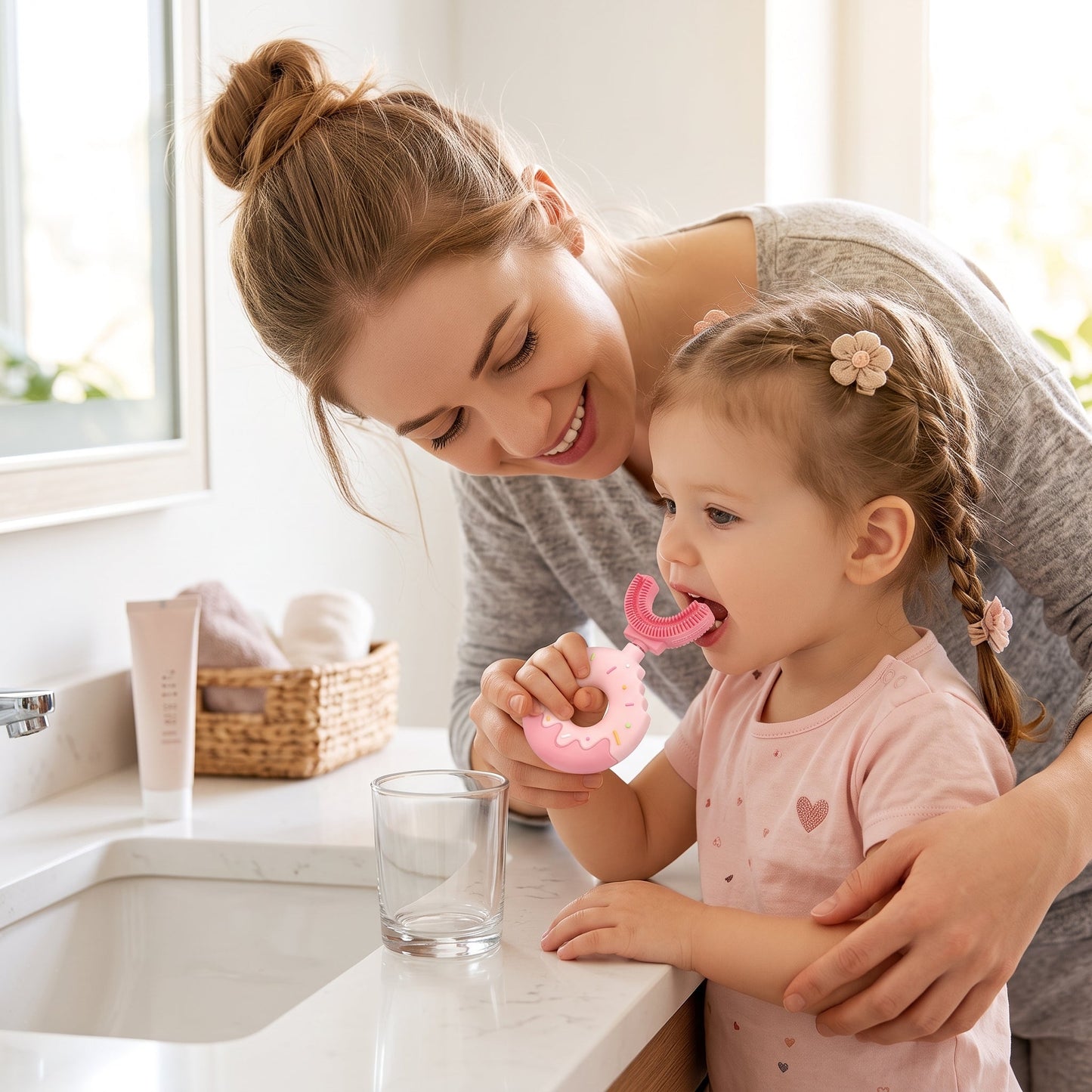 360° Silicone U-Shape Toothbrush for Toddlers