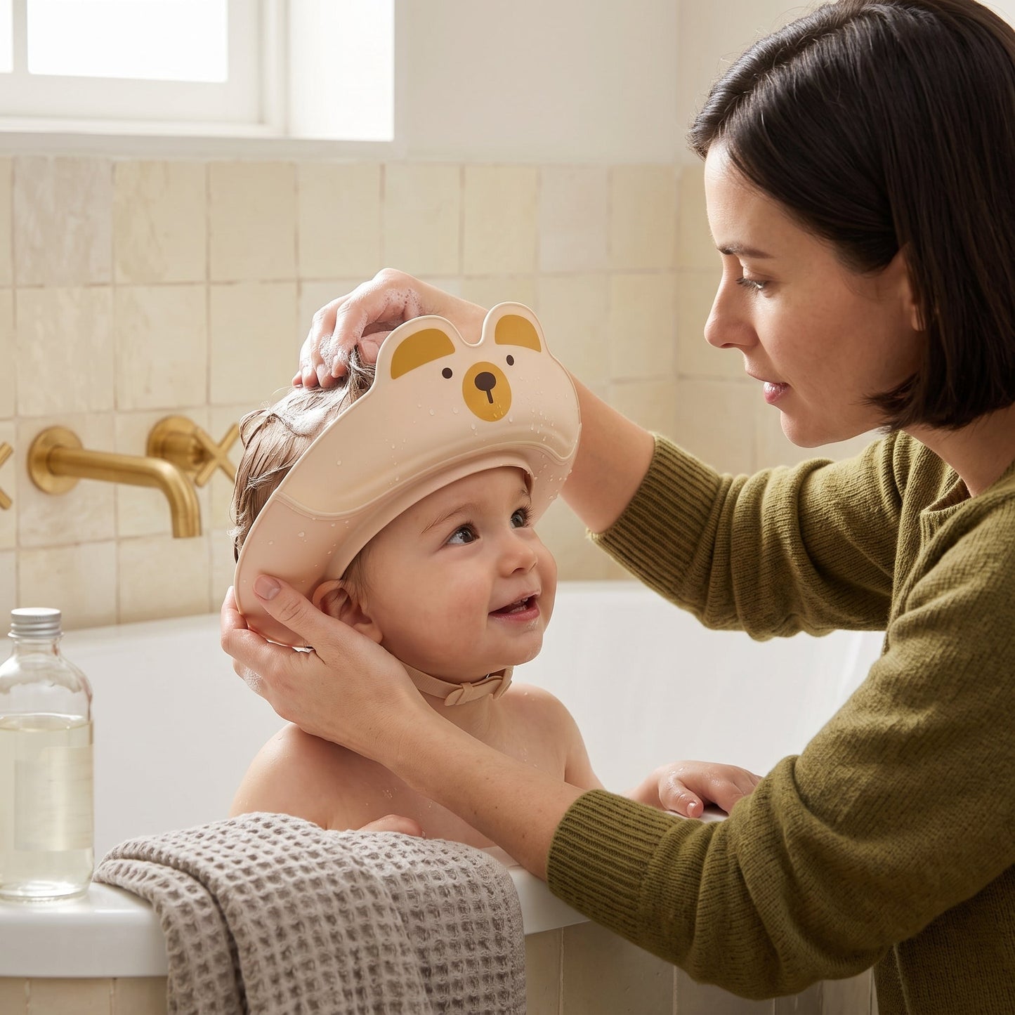 Shower Shampoo Visor Cap for Baby – Bath Eye Protection