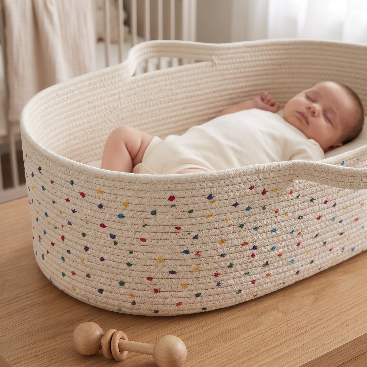 Portable Baby Changing Caddy Basket – Diaper Organizer