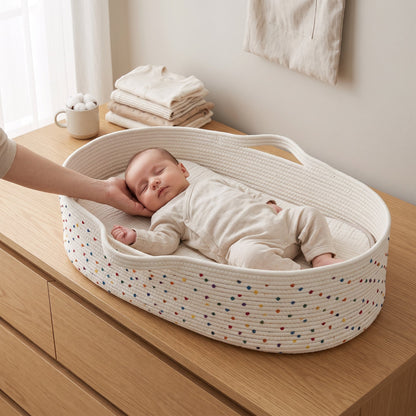 Portable Baby Changing Caddy Basket – Diaper Organizer