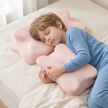 Cooling Memory Foam Pillow for Kids – Breathable Sleep Support
