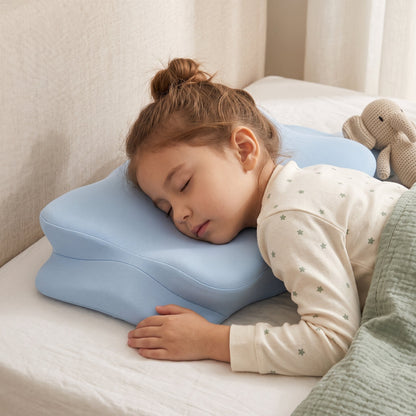Cooling Memory Foam Pillow for Kids – Breathable Sleep Support