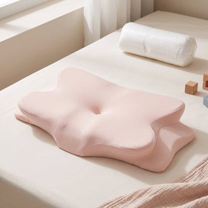 Cooling Memory Foam Pillow for Kids – Breathable Sleep Support