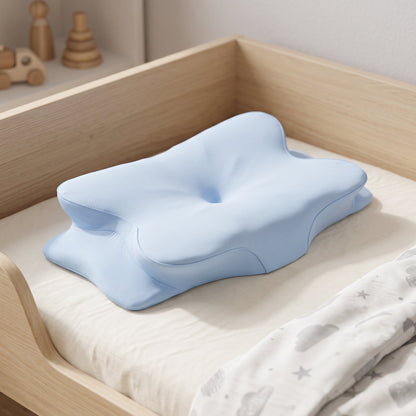 Cooling Memory Foam Pillow for Kids – Breathable Sleep Support