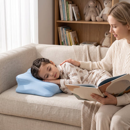 Cooling Memory Foam Pillow for Kids – Breathable Sleep Support