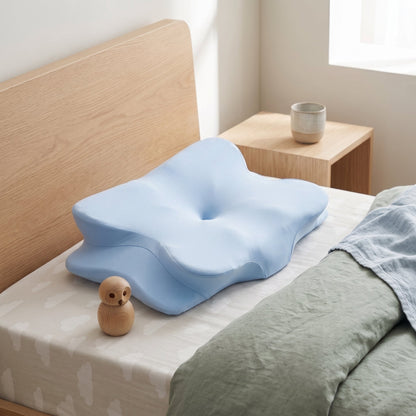 Cooling Memory Foam Pillow for Kids – Breathable Sleep Support