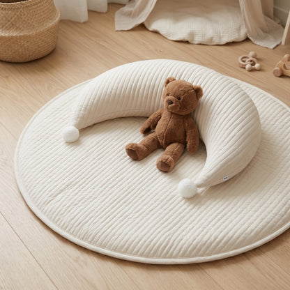 Round Padded Baby Play Mat – Crawling Activity Mat