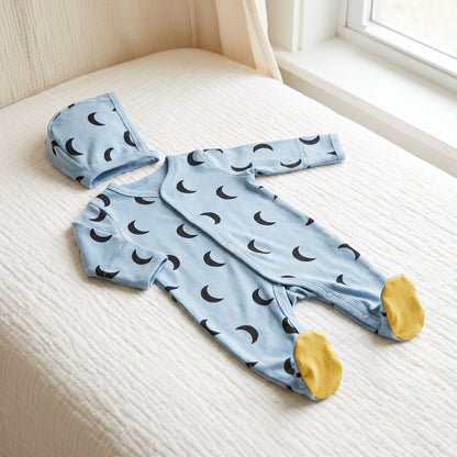 Cotton Baby Footed Romper – Long Sleeve Bodysuit