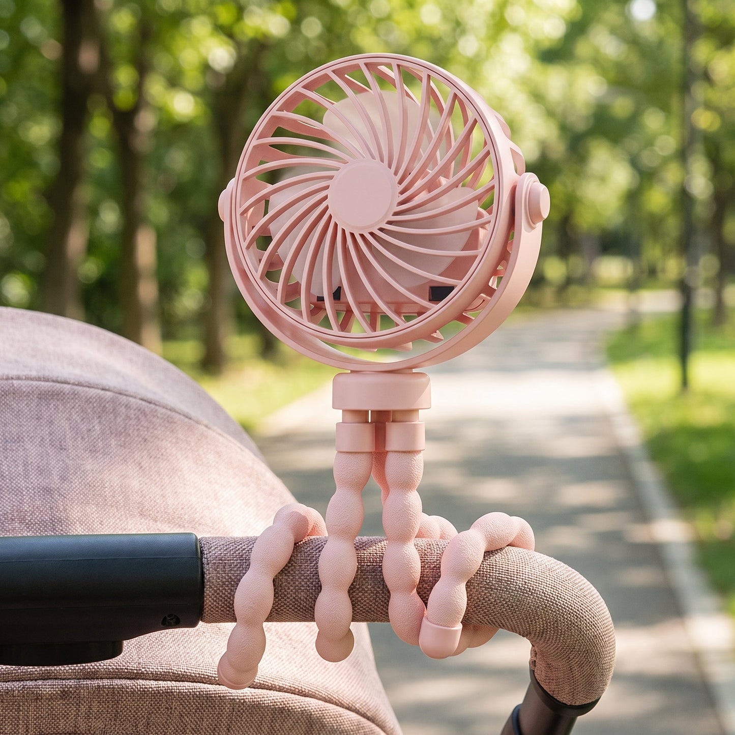 Octopus Clip-On Portable Stroller Fan for Baby