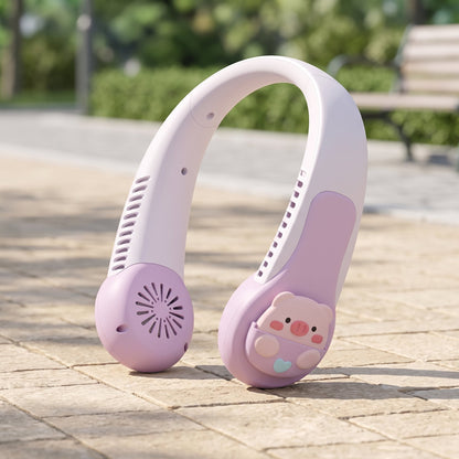 Wearable Neck Fan for Kids – Portable Rechargeable Cooling Fan