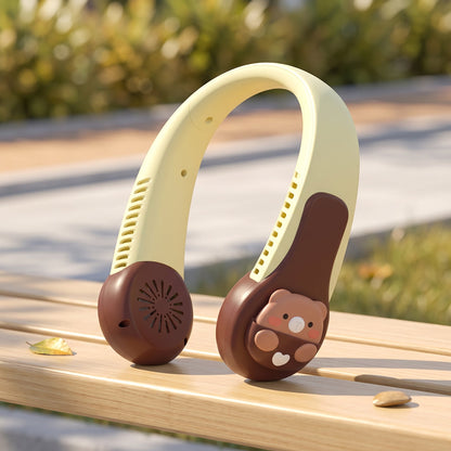 Wearable Neck Fan for Kids – Portable Rechargeable Cooling Fan
