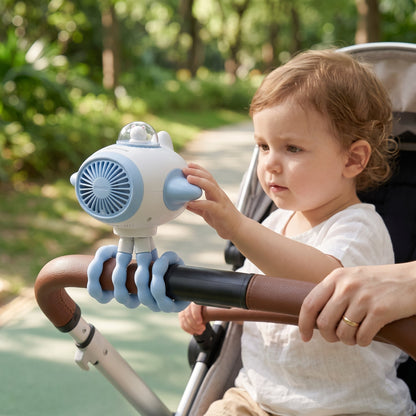 Musical Oscillating Clip-On Stroller Fan – Baby Cooling