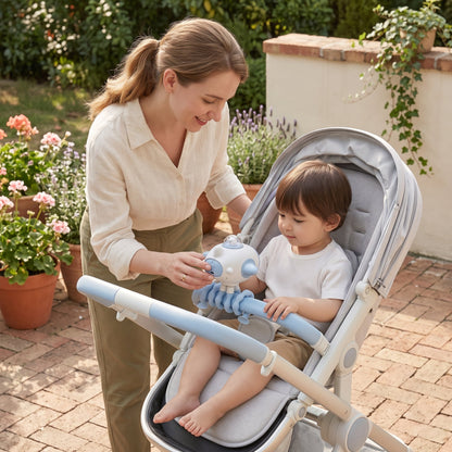 Musical Oscillating Clip-On Stroller Fan – Baby Cooling