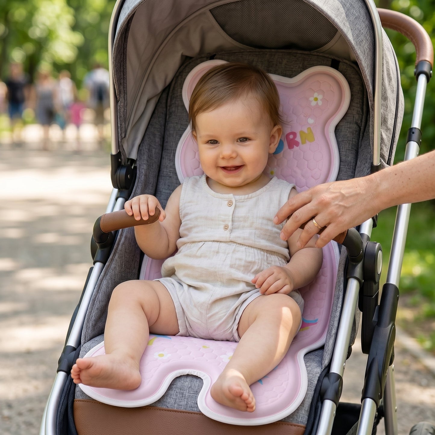 Cooling Breathable Baby Stroller Seat Liner Pad