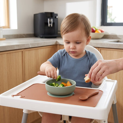 Silicone Baby Placemat – Non-Slip Suction Plate, Star Design
