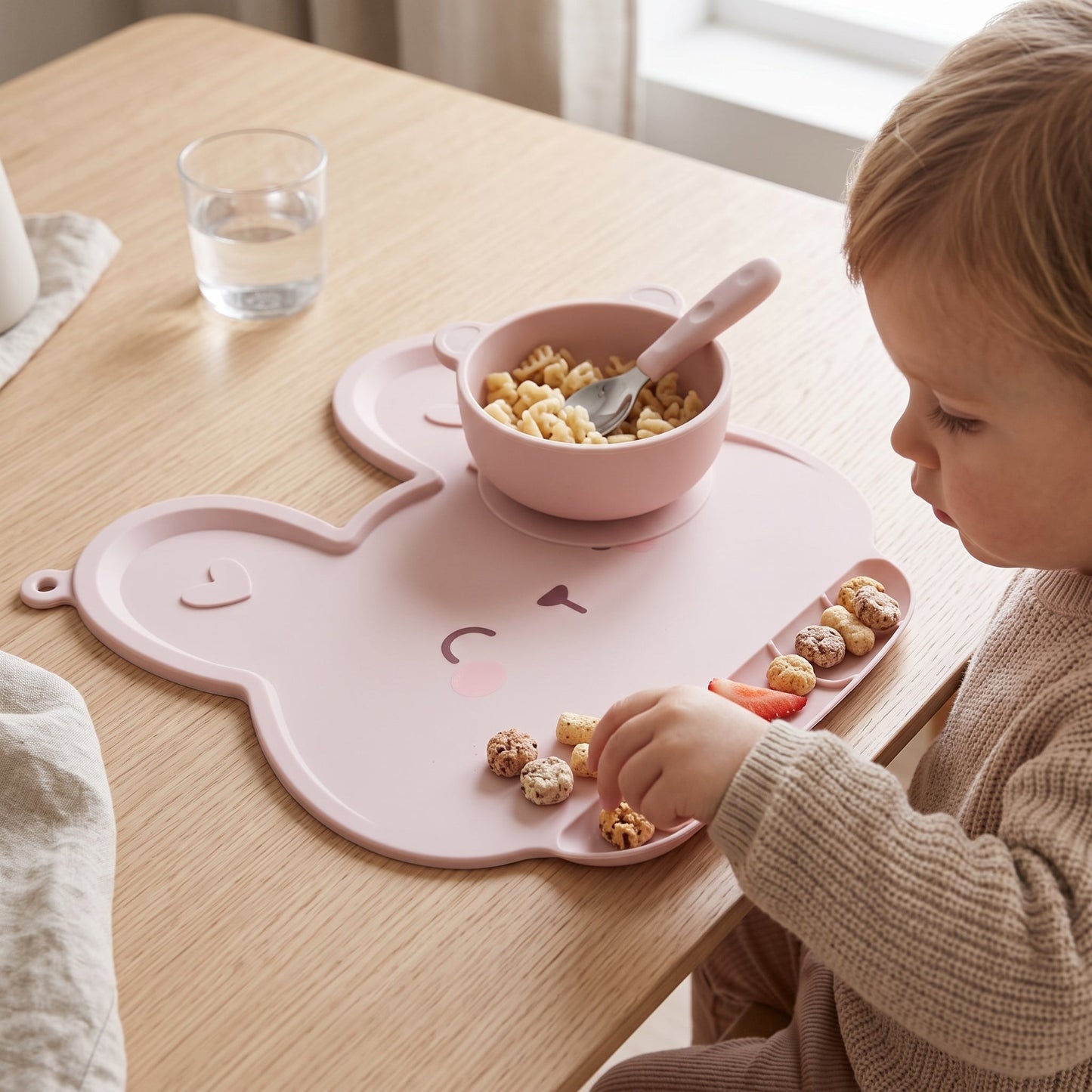 Silicone Baby Placemat – Non-Slip Suction Plate, Nordic Design