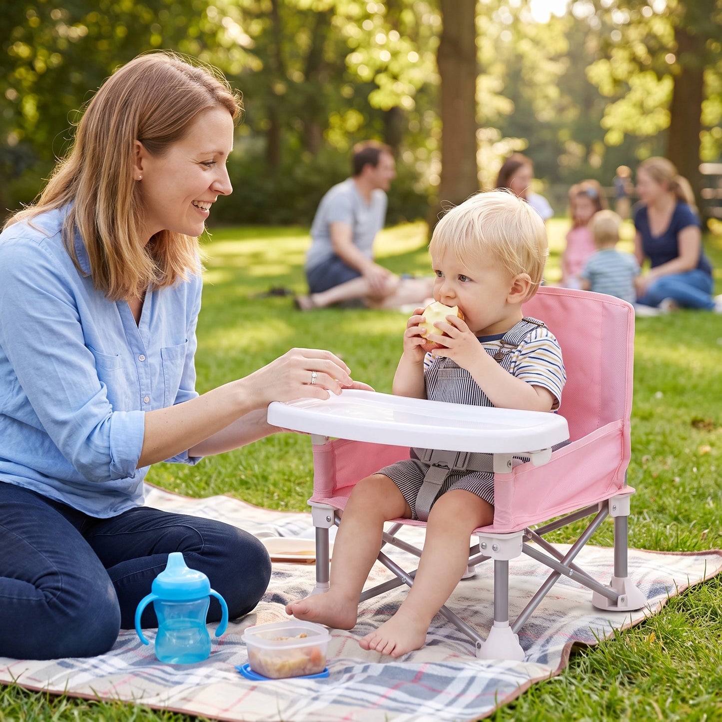 Foldable Outdoor Baby Chair – Portable Camping & Picnic Seat