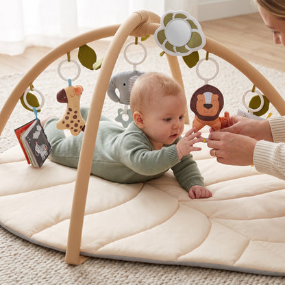 Baby Play Gym with Hanging Toys – Leaf Activity Center