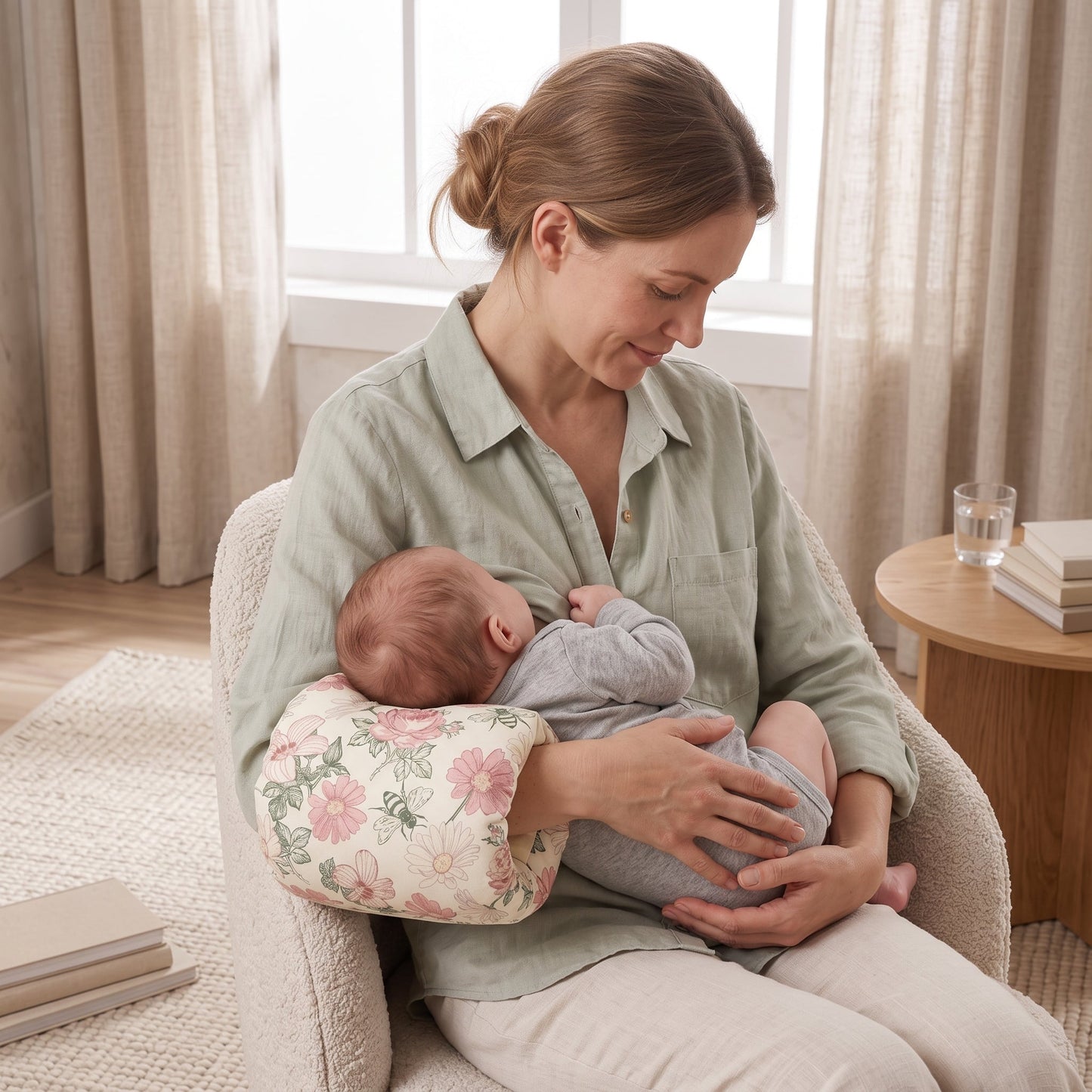 Feeding Arm Support Pillow – Baby Nursing Cushion