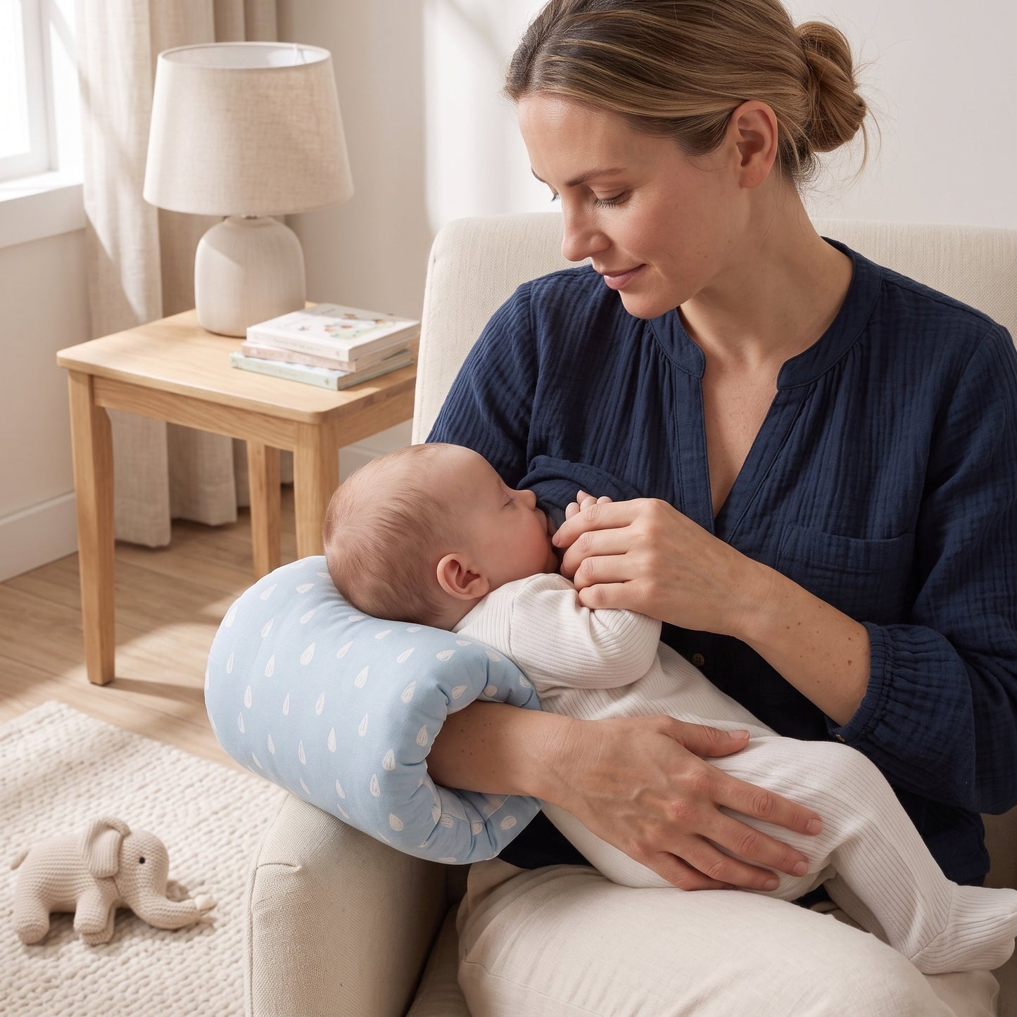 Feeding Arm Support Pillow – Baby Nursing Cushion