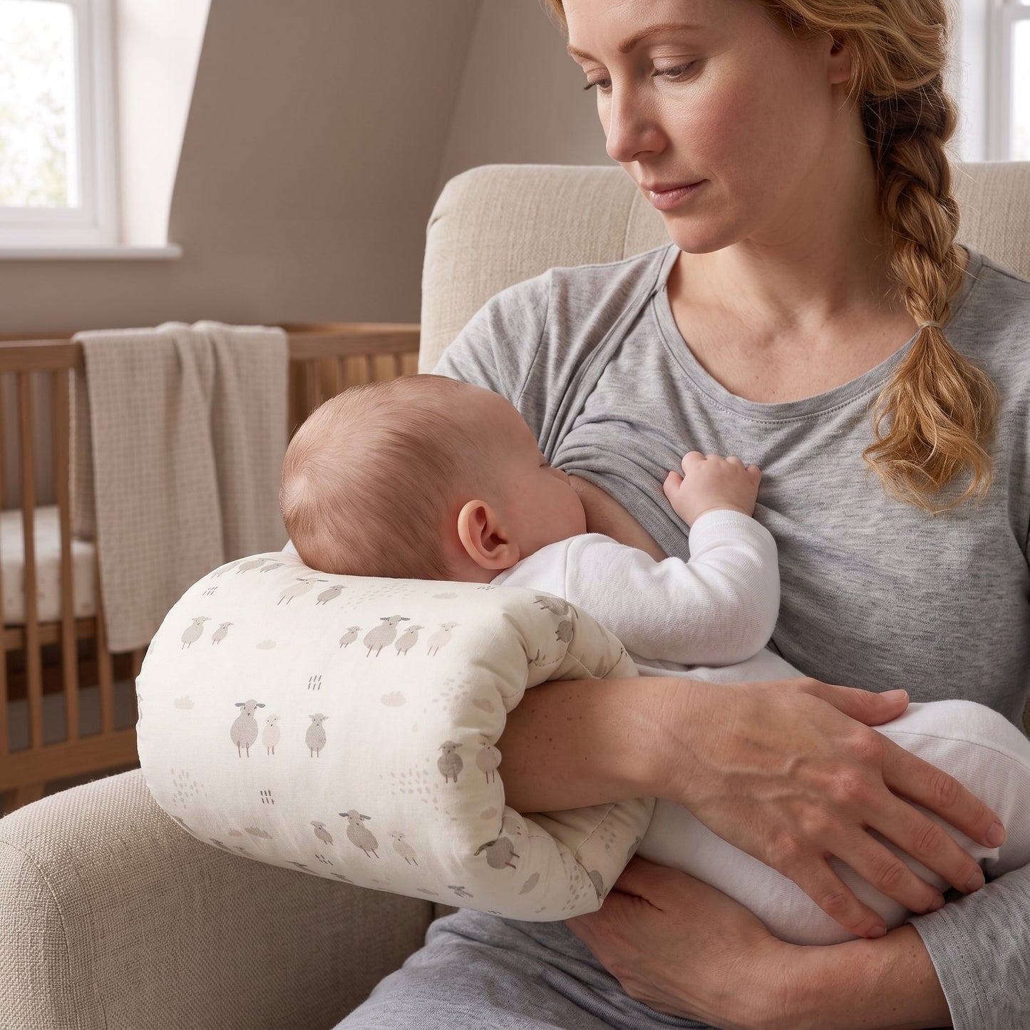 Feeding Arm Support Pillow – Baby Nursing Cushion