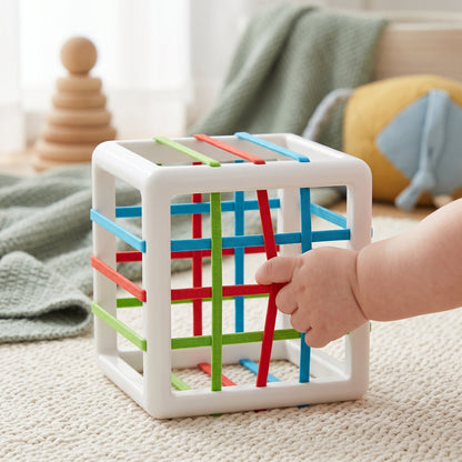 6-Piece Multi Sensory Shape Toy Set – Educational Baby Toy