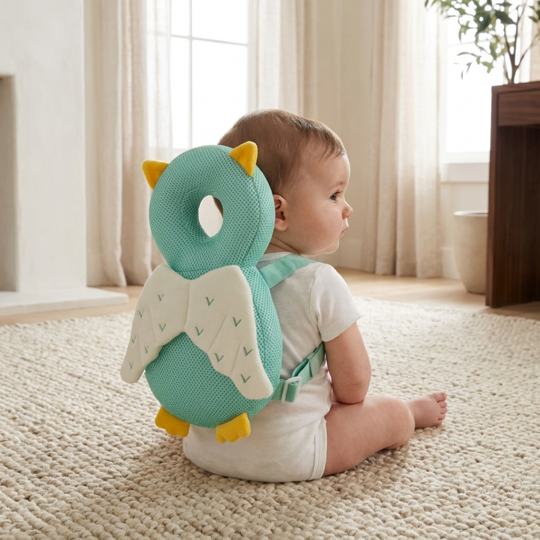 Toddler Anti-Fall Head Cushion Backpack – Safety Harness