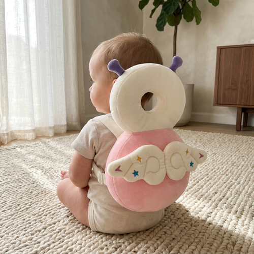 Toddler Anti-Fall Head Cushion Backpack – Safety Harness
